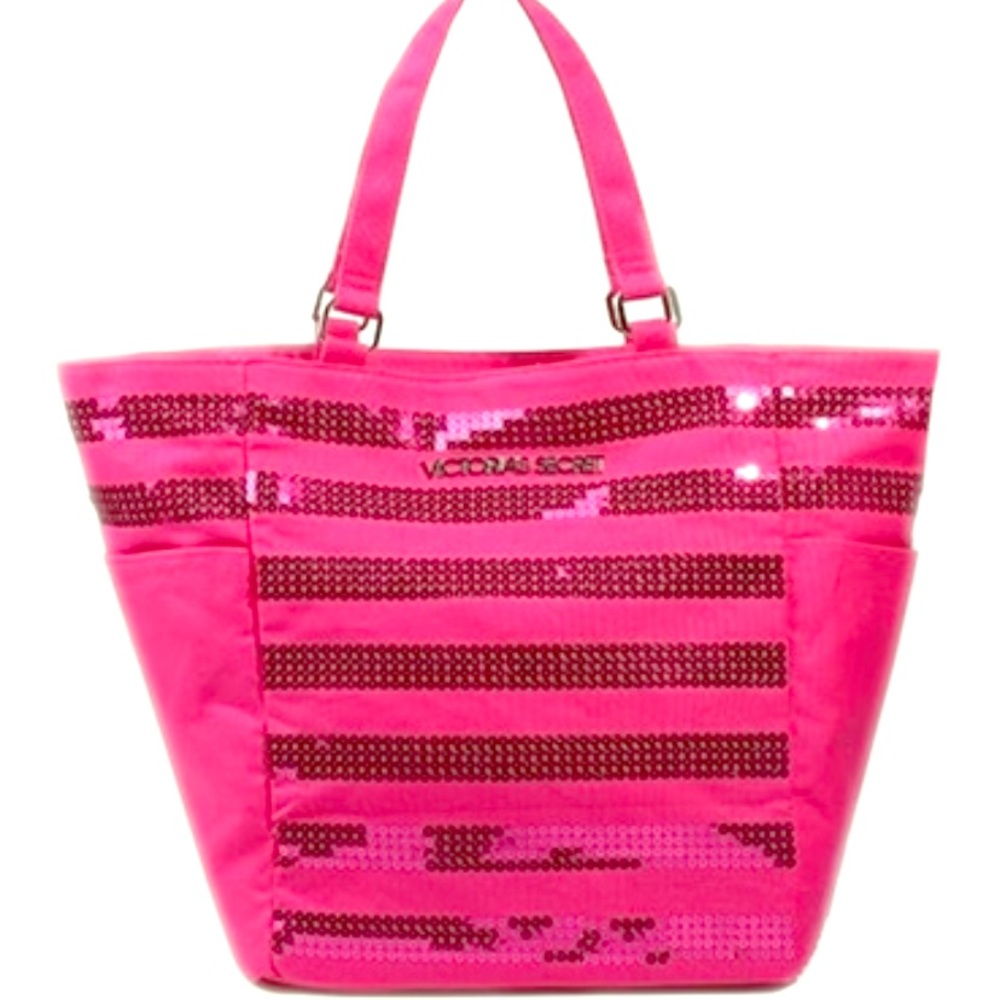 VS Victoria’s Secret Pink Sequin Tote NWOT